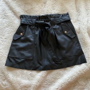 Leather Zara Skirt